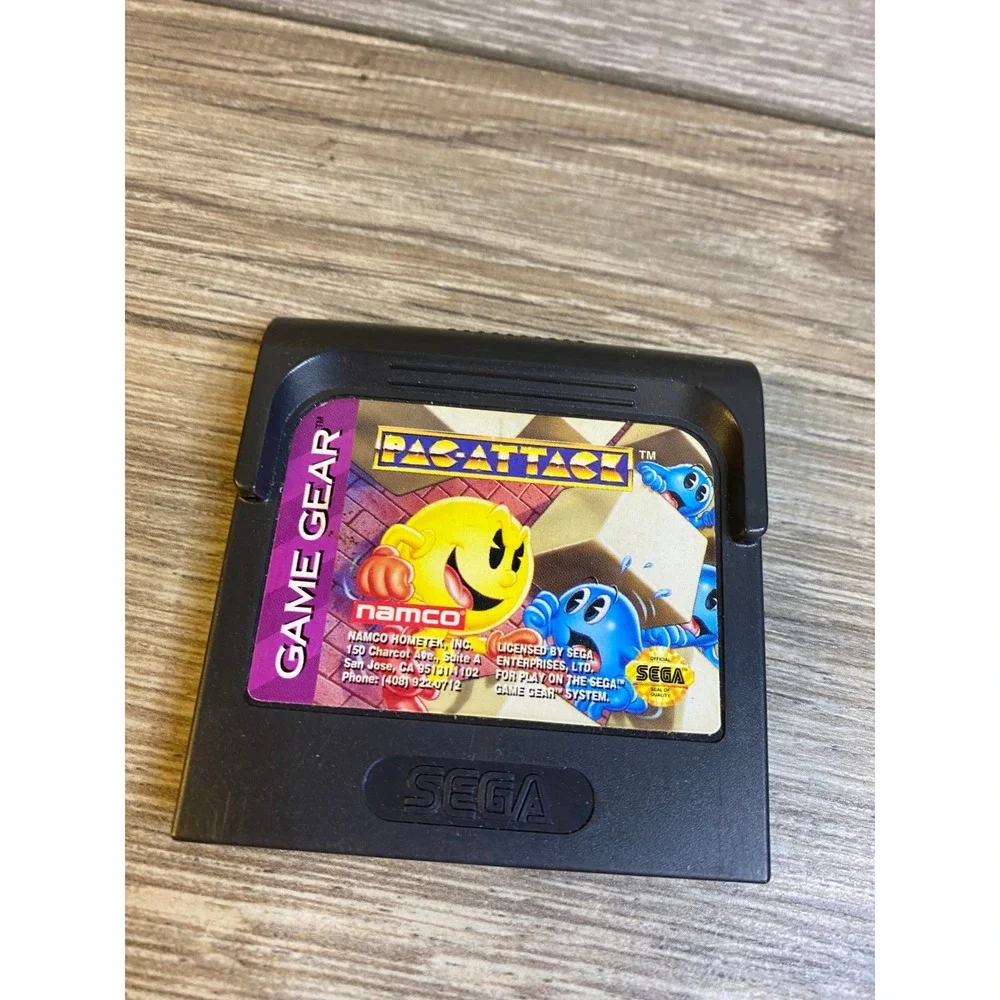 Pac-Attack Sega Game Gear Namco Puzzle Video Game Cartridge T-14138 NTSC-U/C‎